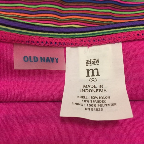 🎉 HP OLD NAVY Swim Striped Halter Tie Tankini Top - Picture 4 of 4